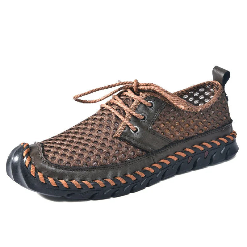 Chaussures de sport décontractées et légères à enfiler, mocassins pour hommes à semelle souple et coupe basse