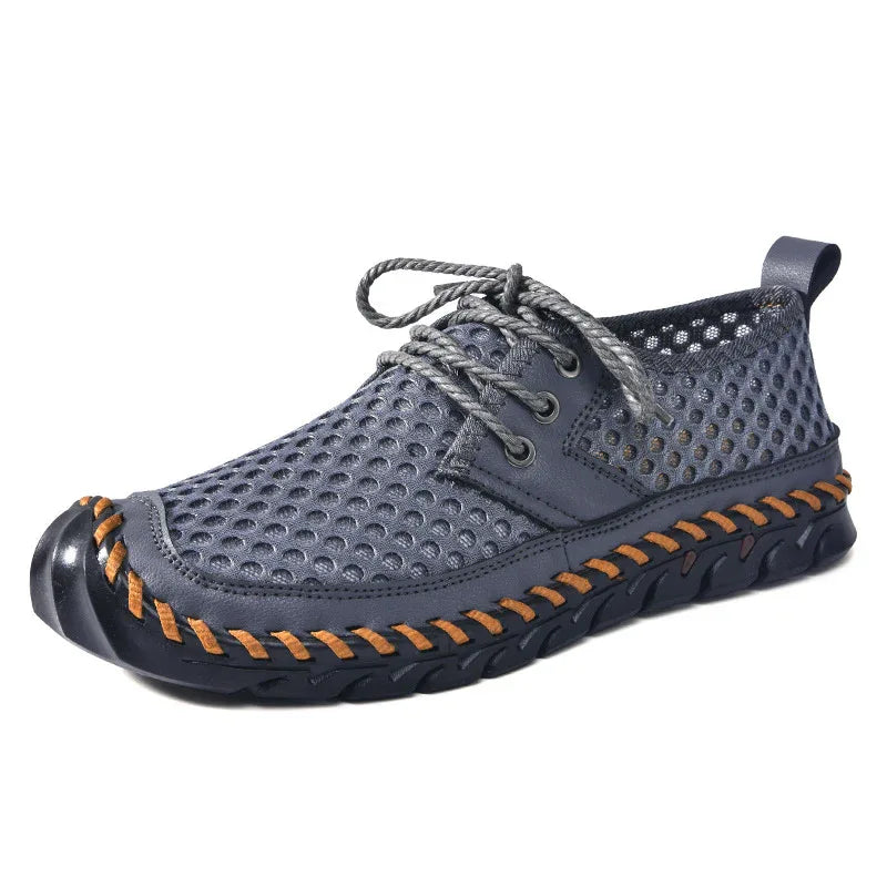 Chaussures de sport décontractées et légères à enfiler, mocassins pour hommes à semelle souple et coupe basse