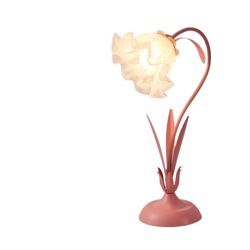 Lampe de Table de Chevet Fleur Minimaliste Créative Lily Of The Valley