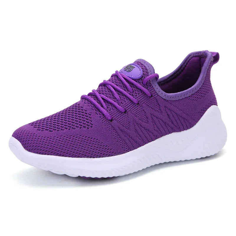 Chaussures de sport décontractées en tissu pour femme