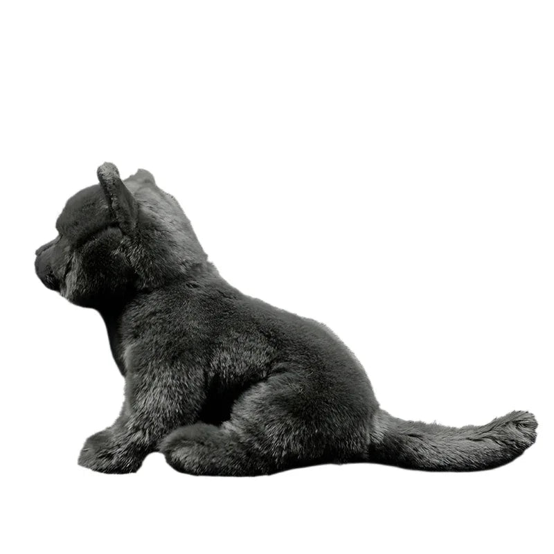 Schwarze Katze Kuscheltier Plüschtier Puppe