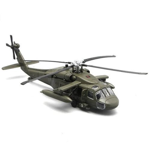 Jouet de Modèle Militaire Hélicoptère de Combat Black Hawk