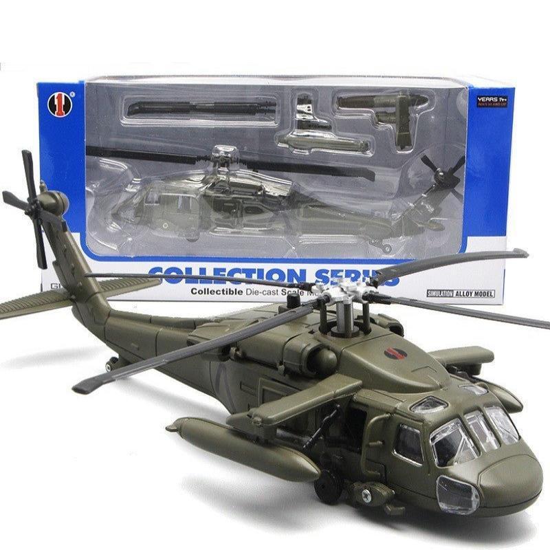 Black Hawk Gunship Militär-Modellspielzeug