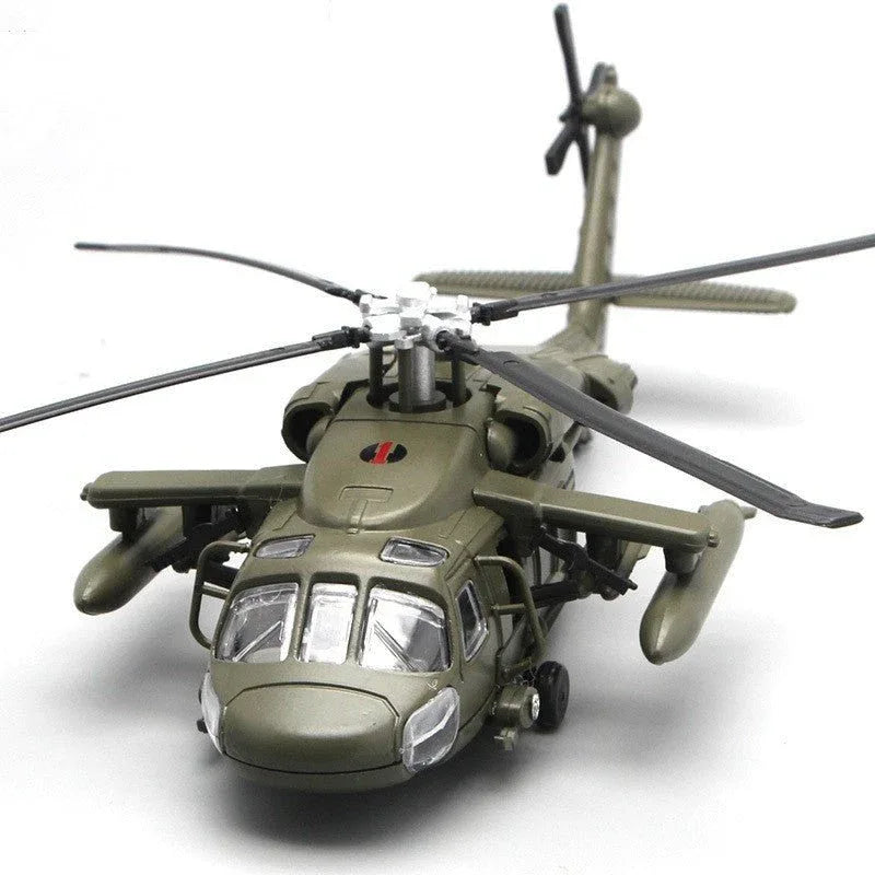 Black Hawk Gunship Militär-Modellspielzeug