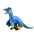 Blauer Raptor Dinosaurier Plüschtierpuppe