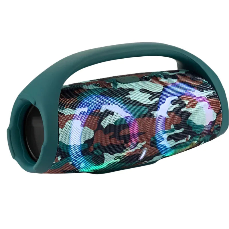 Bluetooth-Lautsprecher mit RGB-Farblichtern, tragbar und wasserdicht für draußen