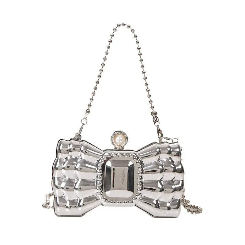 Schmetterlingsförmige Kettenhandtasche für Damen