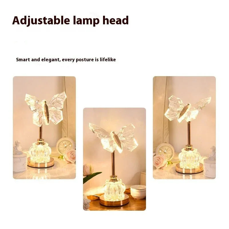 Schmetterling Tischlampe Schlafzimmer Nachttisch Kreative Stimmungsleuchte