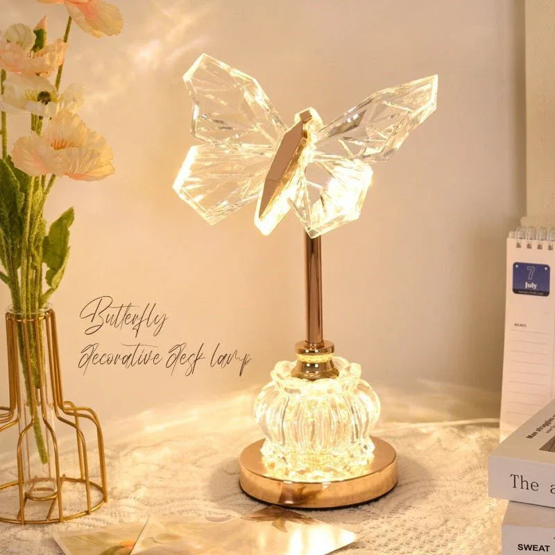 Schmetterling Tischlampe Schlafzimmer Nachttisch Kreative Stimmungsleuchte