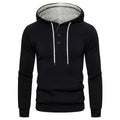 Kapuzenpullover aus Baumwoll-Fleece mit Knopfleiste