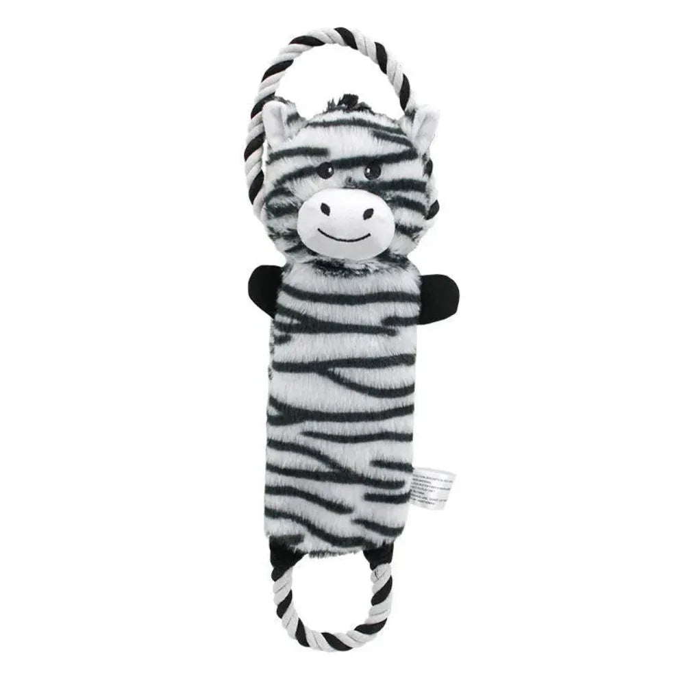 Peluche Animaux Rigolos Jouets à Mâcher Résistants aux Morsures pour Chiens