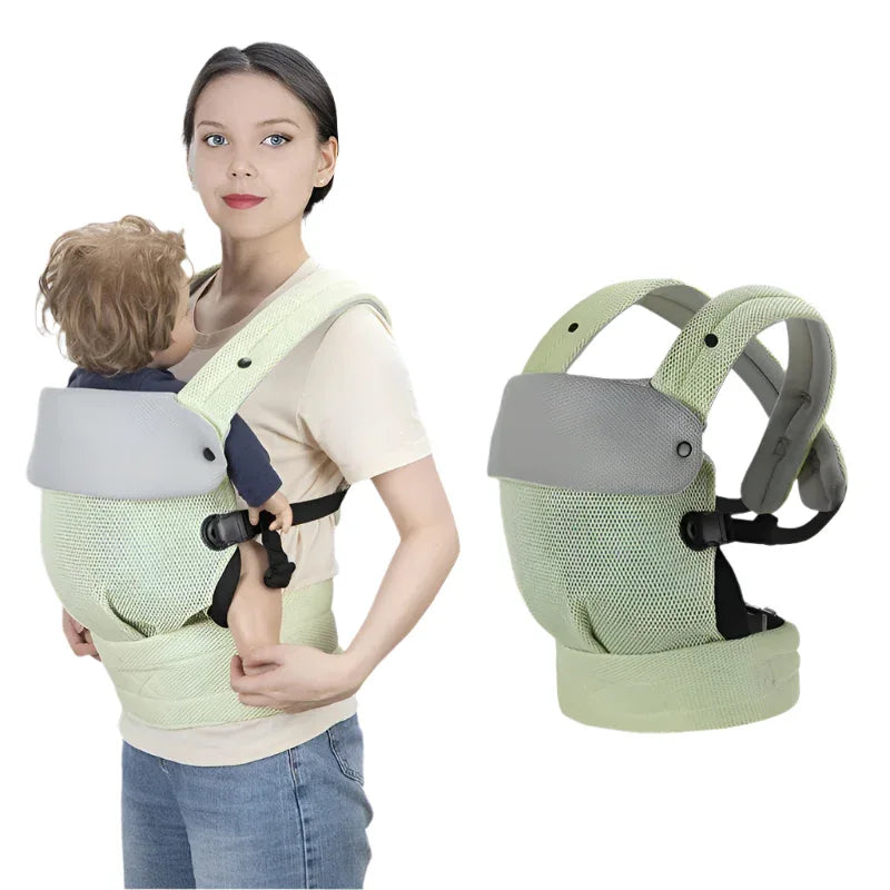 Porte-bébé ventral et dorsal en coton réglable
