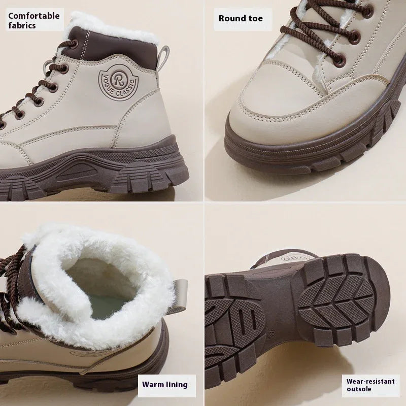 Warme Winter-Schneestiefel für Damen
