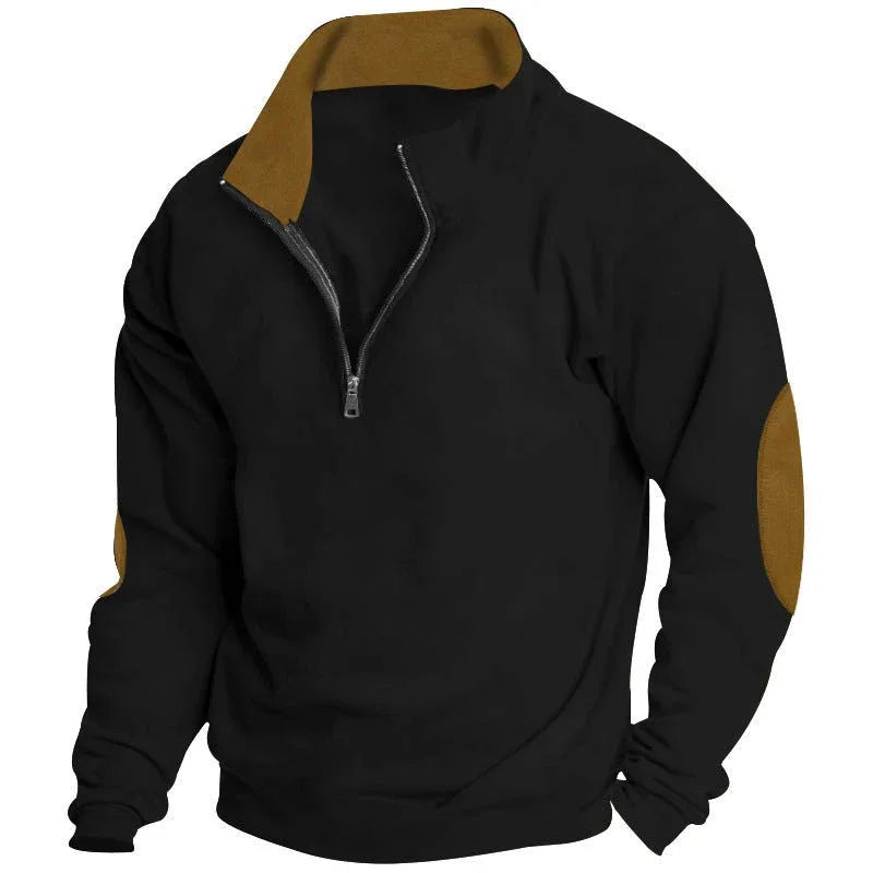 Freizeitpullover mit Stehkragen