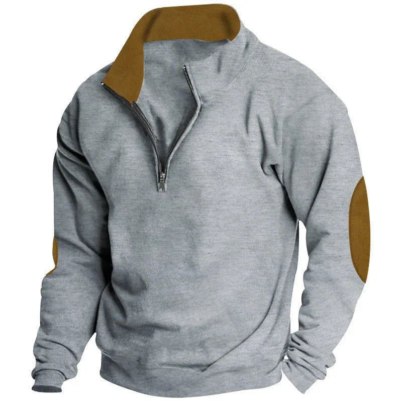 Freizeitpullover mit Stehkragen
