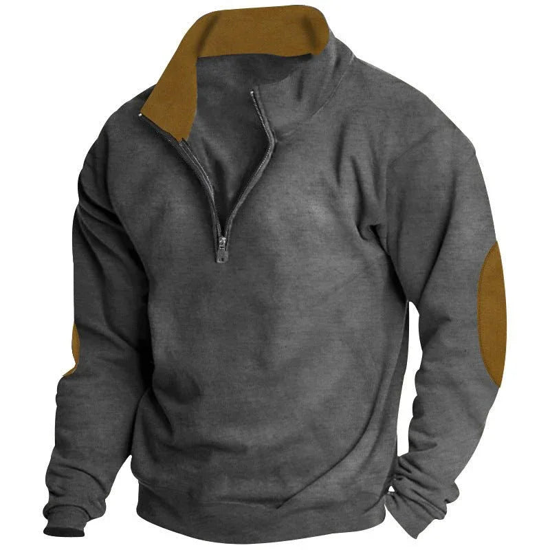 Freizeitpullover mit Stehkragen