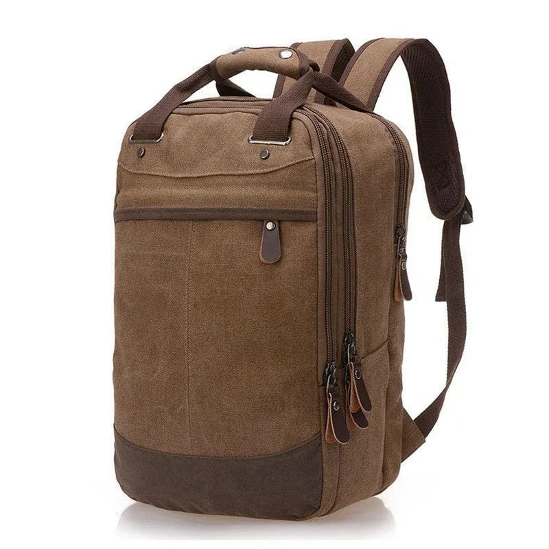Legerer Unisex Canvas-Computer-Rucksack