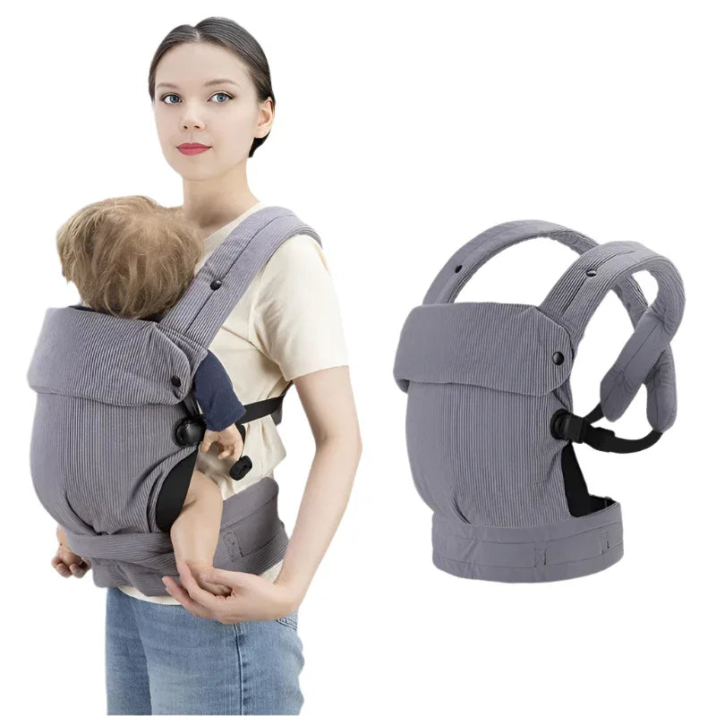 Porte-bébé ventral et dorsal en coton réglable