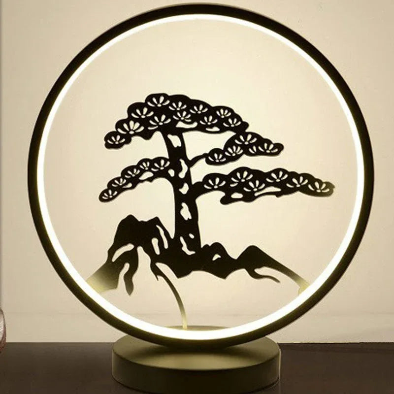 Lampe de table à LED en céramique
