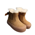 Bottes d'hiver en coton fourrées unisexe pour enfants