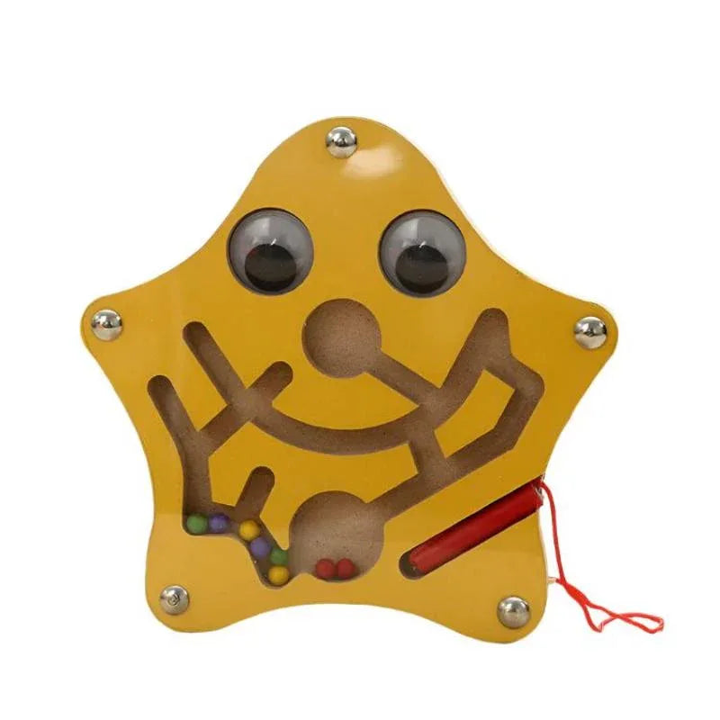 Magnetisches Holz-Labyrinth für Kinder Lernspielzeug für die frühe Entwicklung