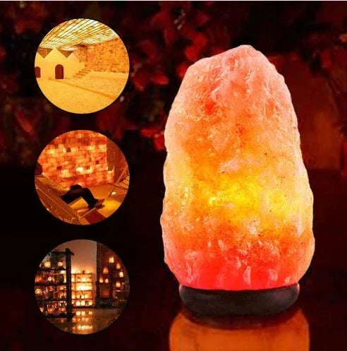 Lampe de sel de cristal Lumière de nuit de décoration créative Lampe de chevet