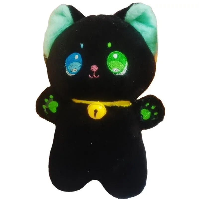 Mignon chat noir poupée jouets en peluche