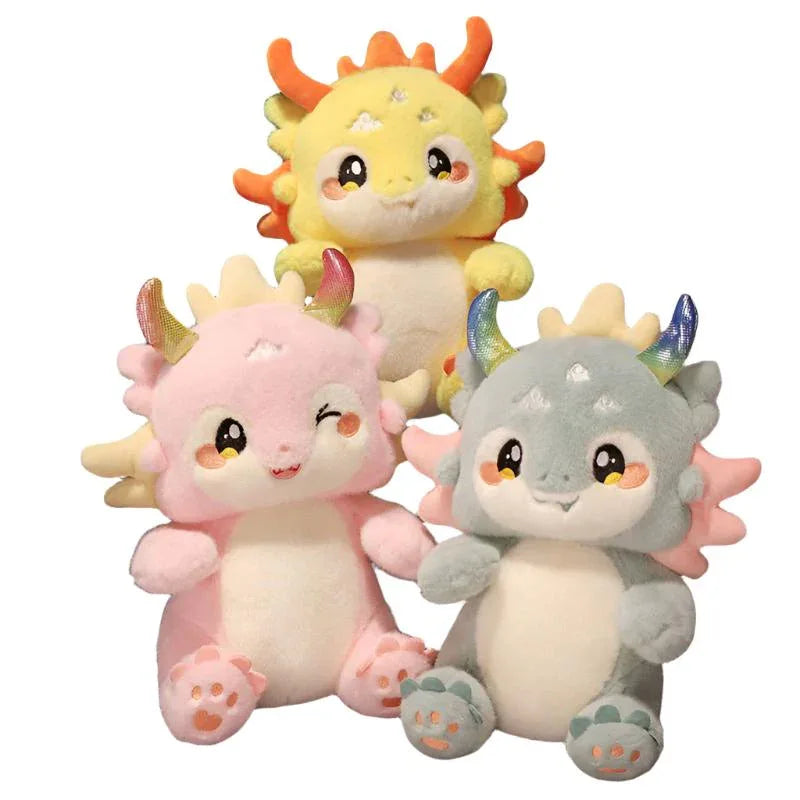 Mini peluche dragon mignon de dessin animé