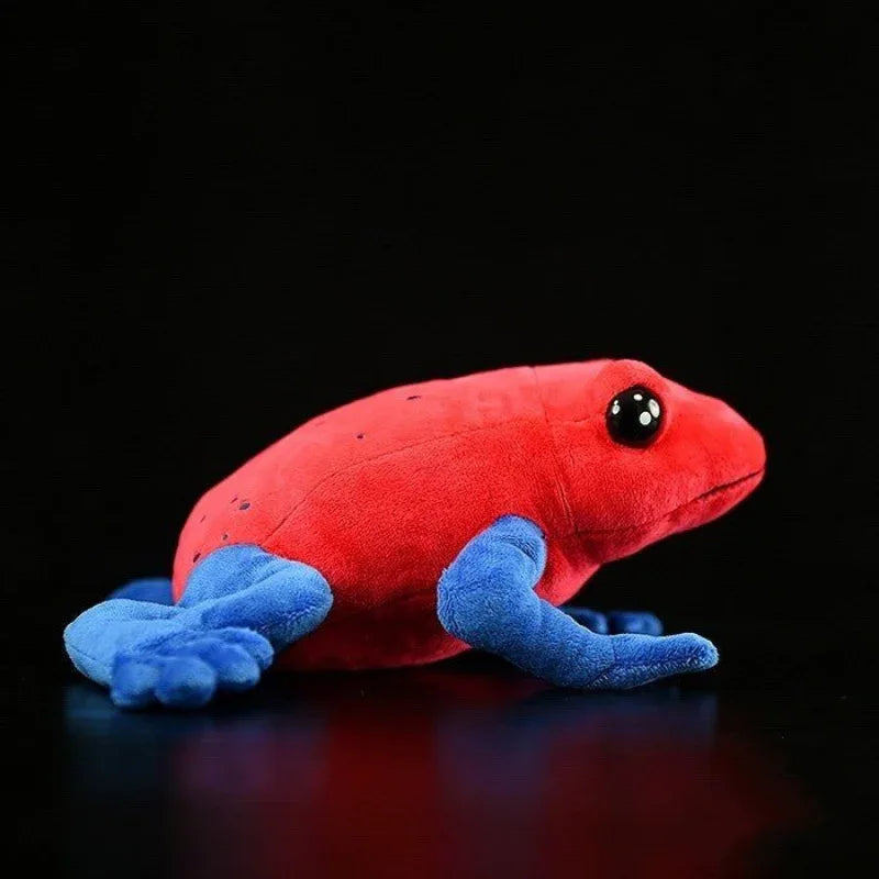 Niedliches buntes Pfeilgiftfrosch-Plüschtier
