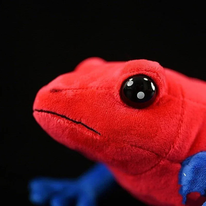 Niedliches buntes Pfeilgiftfrosch-Plüschtier