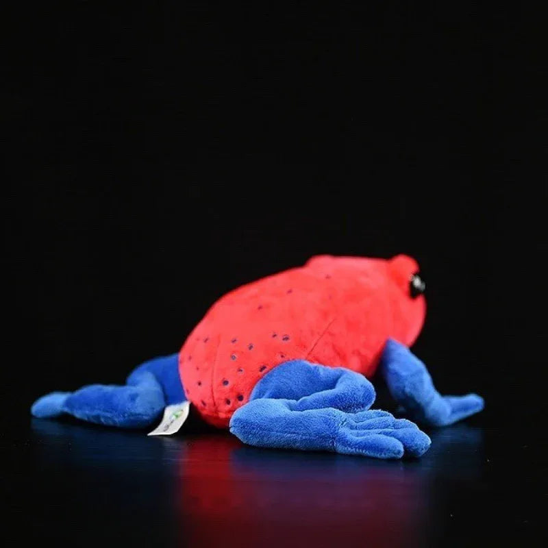 Niedliches buntes Pfeilgiftfrosch-Plüschtier
