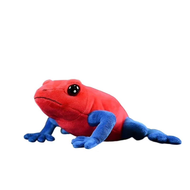 Niedliches buntes Pfeilgiftfrosch-Plüschtier