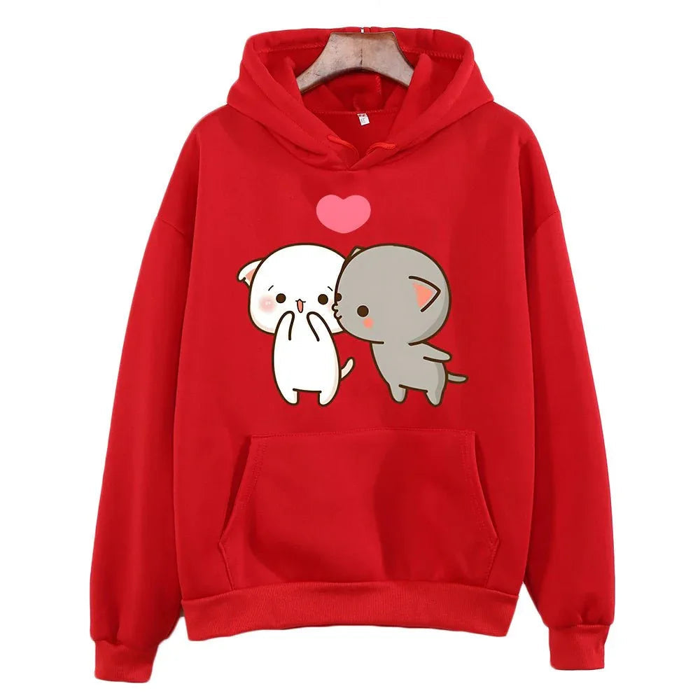 Süßer Design-Kapuzenpullover für Damen