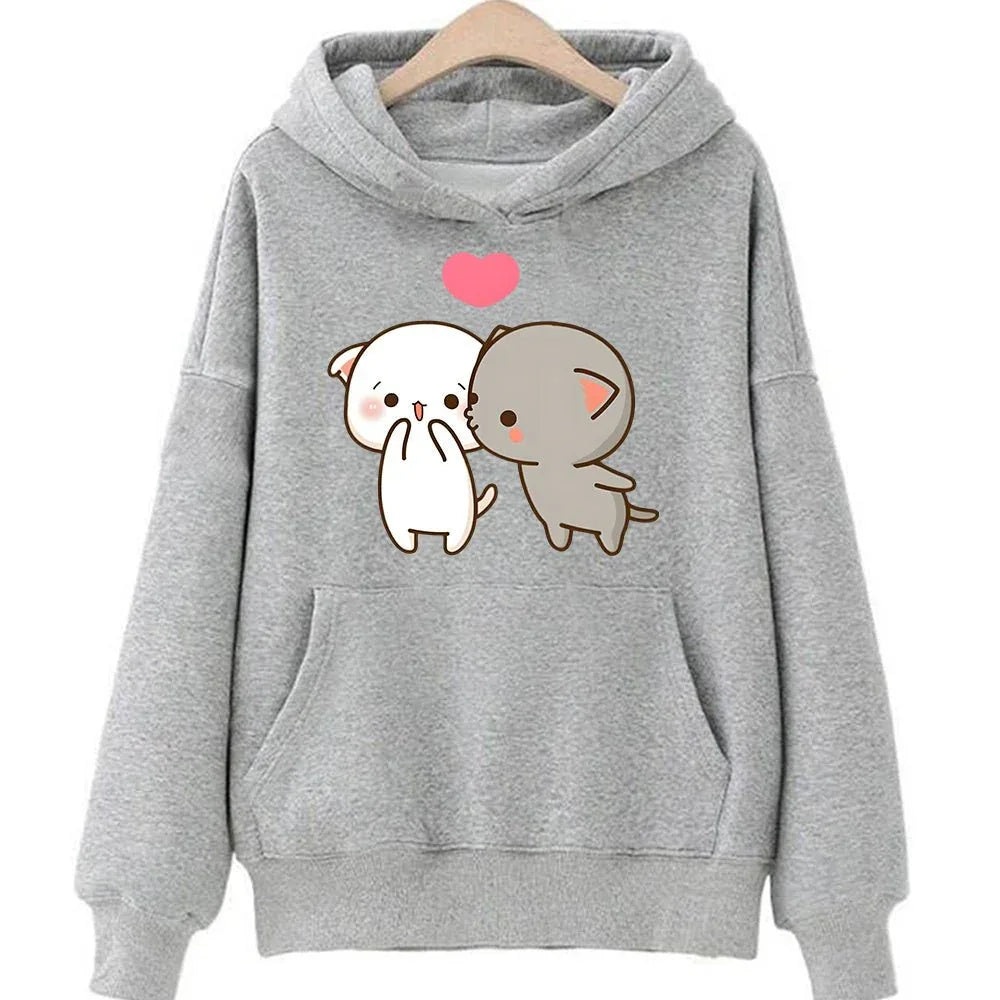 Süßer Design-Kapuzenpullover für Damen
