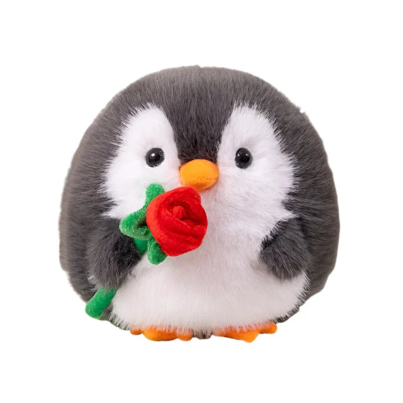 Jolis jouets en peluche Pingouin Rose