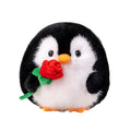 Niedliche Rosen-Pinguin-Puppe Plüschtiere