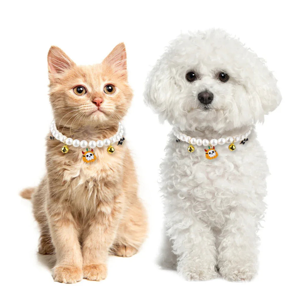 3er-Pack Perlenkette für Hunde und Katzen, modisch für Haustiere