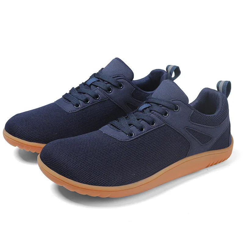 Chaussures de course de sport respirantes à bout large pour hommes