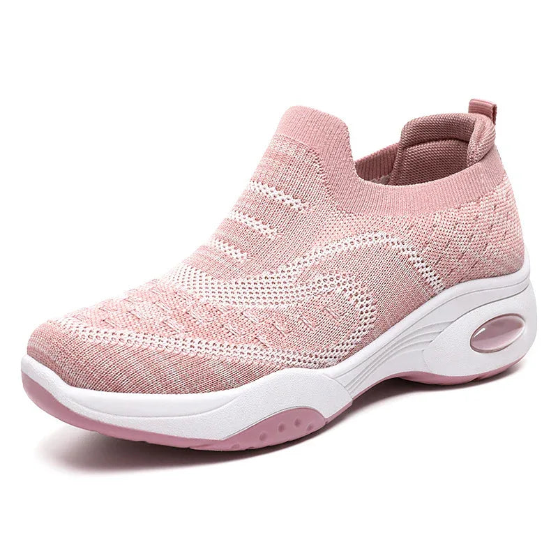 Chaussures à fond souple respirantes pour femmes Baskets polyvalentes décontractées