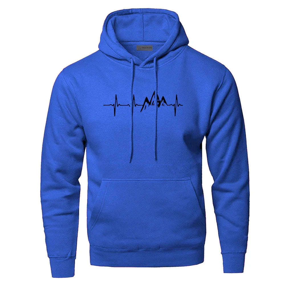 Herren Warmer Bequemer Polyester-Kapuzenpullover