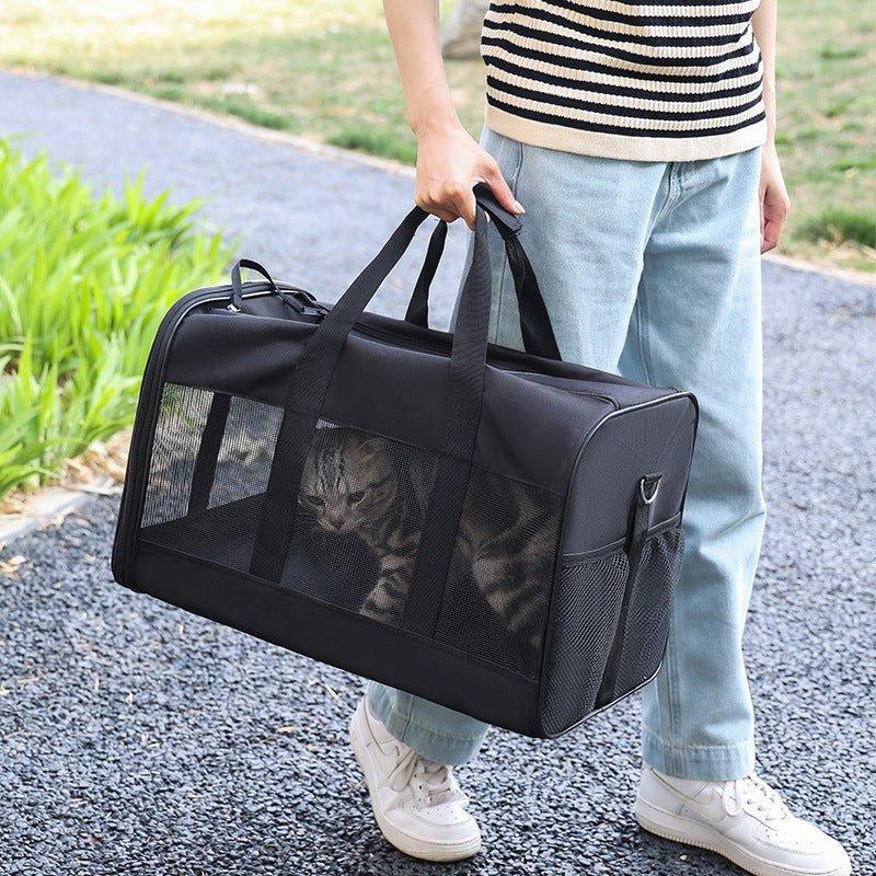 Sac à main de transport pliable pour animaux de compagnie chien chat