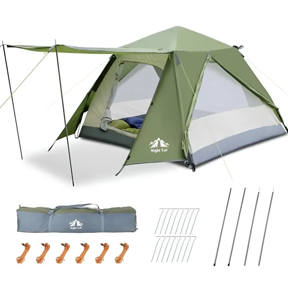 Tente de camping pop-up double imperméable