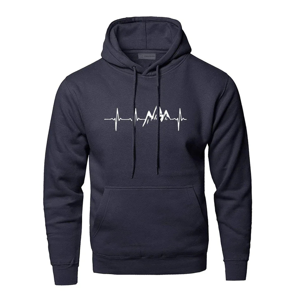 Herren Warmer Bequemer Polyester-Kapuzenpullover