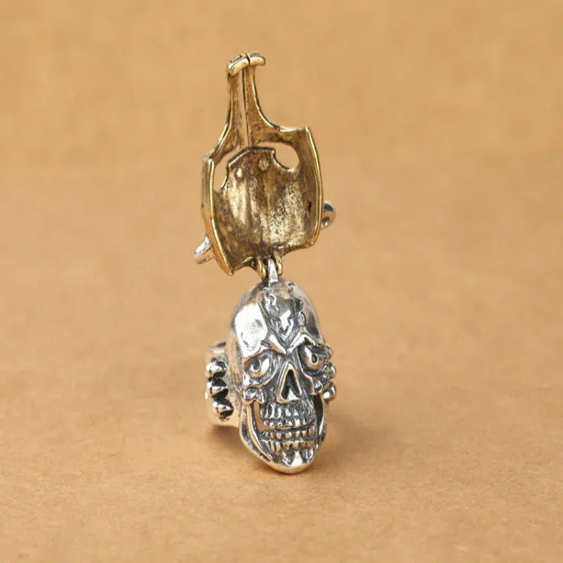 Herrenmode Persönlichkeit Gladiator Helm Ring
