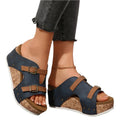 Damen High Heel Dicke Sohle Schuhe Sommer Strandsandalen