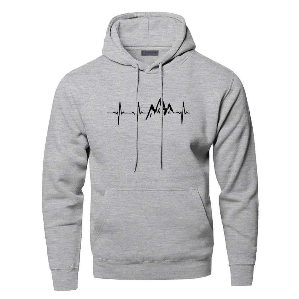 Herren Warmer Bequemer Polyester-Kapuzenpullover