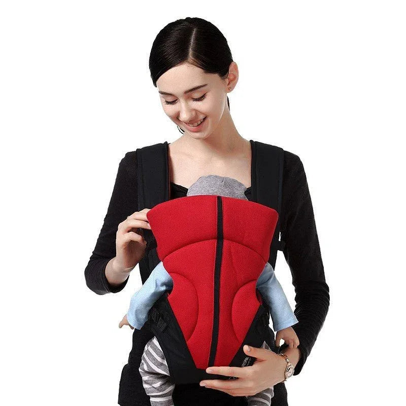 Porte-bébé ergonomique en tissu polyester respirant