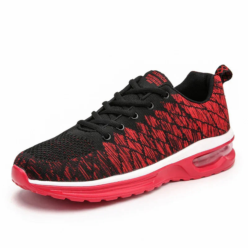Chaussures de course pour hommes à tige en maille