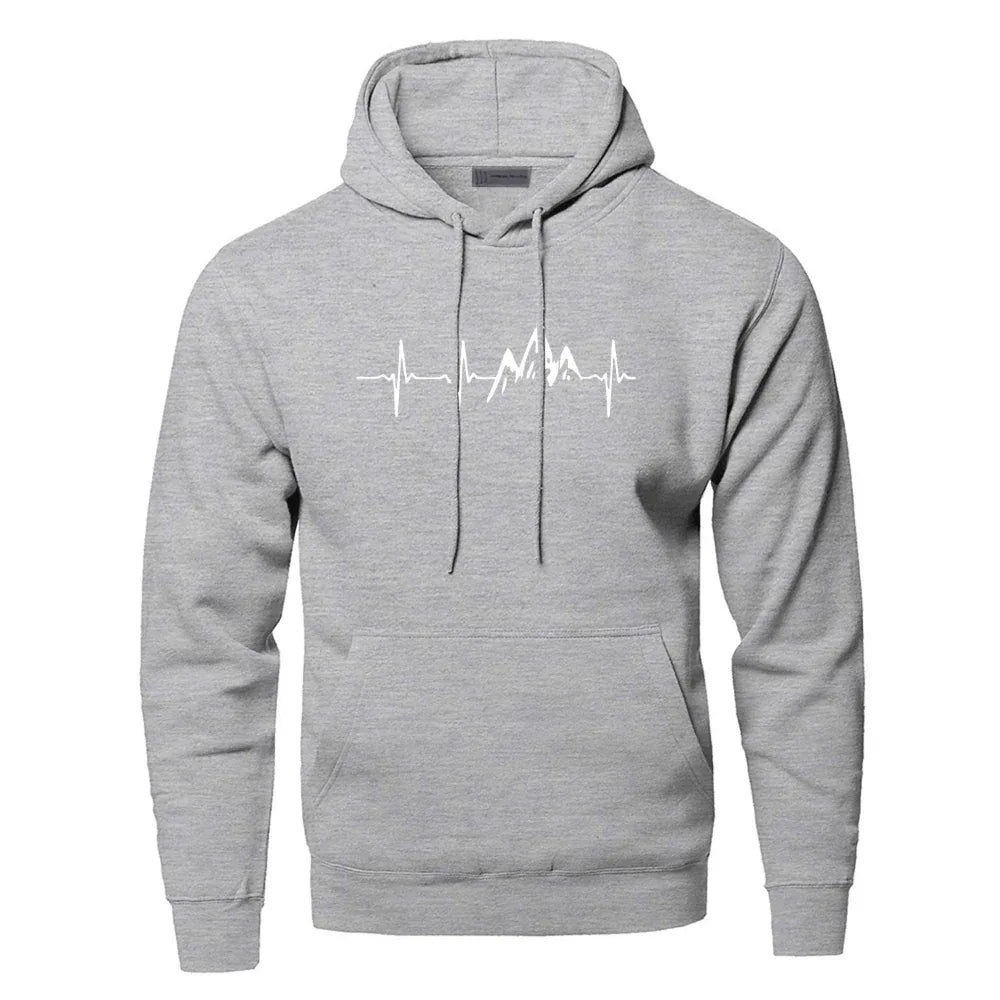 Herren Warmer Bequemer Polyester-Kapuzenpullover