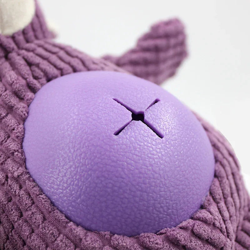 Jouet en peluche en forme d'animal, résistant aux morsures pour animaux de compagnie